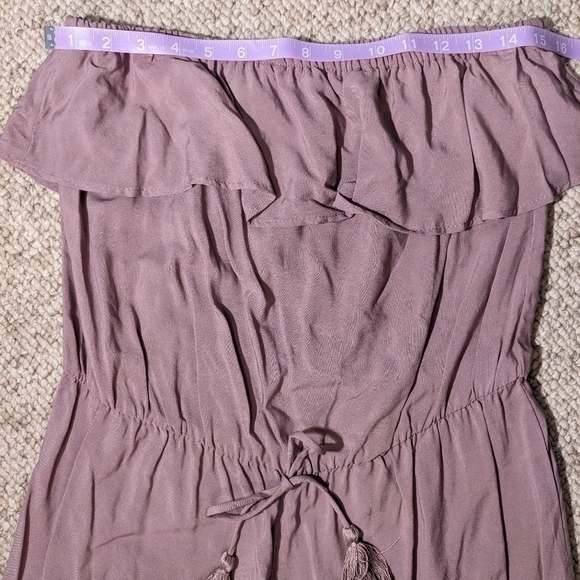 MOSSIMO mauve strapless romper, size M - Picture 2 of 7